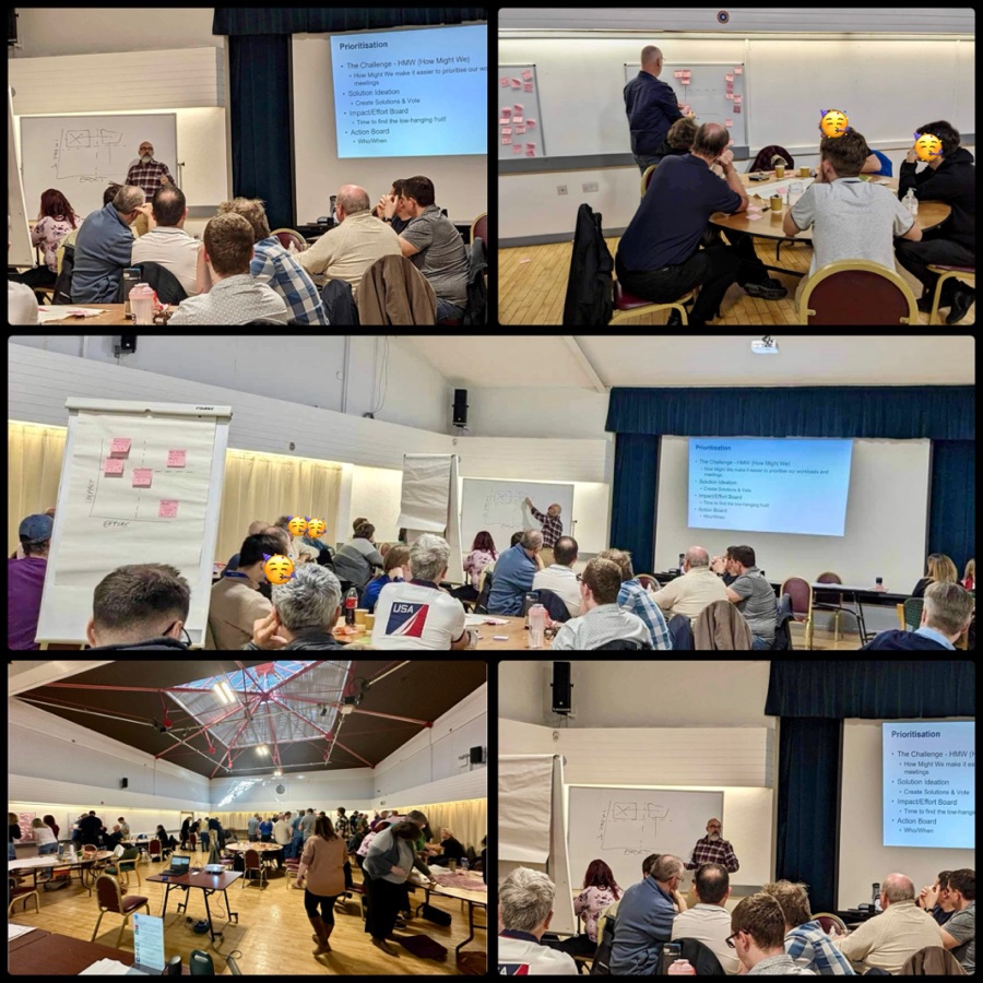 JustOptimise facilitation workshop in action — real sessions, real teams, real outcomes